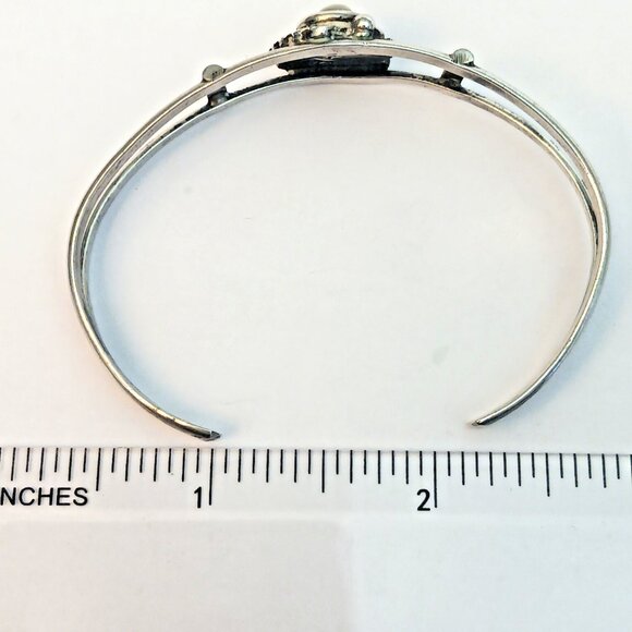 Native American Navajo CADMAN cuff MOP - Picture 4 of 6